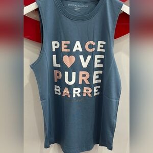 Pure Barre Tank Spiritual Gangster Size L